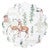 Wood Cabin Deer Round Placemats - Set of 6