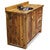 Barnwood Vanity with Carved Tree Design - 36 Inch