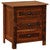 Barnwood XL Three Drawer Nightstand