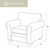 Angler's Cove Armchair & Ottoman