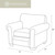Mountain Lake Armchair & Ottoman - OUT OF STOCK UNTIL 07/01/2025
