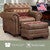 Forest Tapestry Armchair & Ottoman