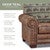 Deer Teal Lodge Armchair & Ottoman