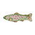 Trout Adventure Hooked Pillow - OUT OF STOCK UNTIL 05/07/2026