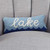 Lake Mirage Hooked Pillow