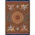 Battle Records Brown Rug - 3 x 4