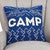 Camping Adventure Hooked Pillow