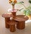Flame Acacia Accent Tables - Set of 4 - OUT OF STOCK UNTIL 07/23/2025