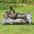 Bear and Book Garden Sculpture
