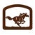 Galloping Horse Letter Holder