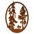Wild Forest Metal Wall Art