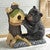 Black Bear & Birdhouse Sculpture - CLEARANCE