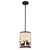 Wildlife Scene Silhouette Mini Pendant Light
