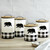 Bear Plaid Ceramic Canisters - Set of 4