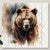 Watercolor Bear Pallet Wall Hanging