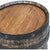 Reclaimed Tequila Barrel Round End Table