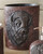 Buffalo Tooled Leather Waste Basket