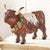 Prairie Highland Cow Sculpture