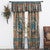 Turquoise Star & Barbed Wire Lined Valance