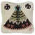 Tribal Teepee Hooked Wool Pillow
