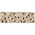 Floral Cones Hooked Wool Runner