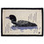Single Loon Hooked Wool Accent Rug