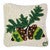 Leaf & Nut Hooked Wool Pillow