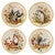 Forest Friends Salad Plates - Set of 4