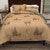 Woodland Sage Bear & Moose Comforter Bed Set - Queen