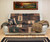Black Bear & Pines Sofa Cover