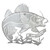 Woodland Fish Metal Wall Art
