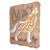 Hillside Wolf Square Cutout Wall Art