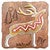 Tribal Deer Square Cutout Wall Art
