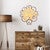 Modern Bear Cutout Swirl Wall Art