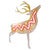 Tribal Deer Cutout Wall Art