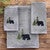 Bear & Pine Tree Fingertip Towel