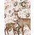 Sweet Doe & Fawn with Roses Canvas Print