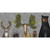 Woodland Animals Floral Canvas Wall Art