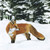 Fluffy Fox in Snow Canvas Print