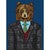 Mister Bear's Christmas Canvas Print