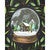 Log Cabin Snow Globe Canvas Print