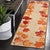 Autumn Leaves Tan Indoor/Outdoor Rug - 2 x 8 - OUT OF STOCK UNTIL 02/25/2026