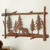 Bear & Tree Metal Wall Art