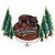 Pinewood Bear Welcome Wall Art