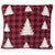 Plaid Forest Trees Pillow