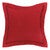 Flanged Red Pillow