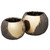 Golden Peak Ceramic Containers - Set of 2