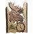 Majestic Moose Carved Wood Wall Clock