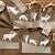 Roaming Elk Napkins - Set of 4