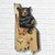 Black Bear Carved Wood Wall Clock